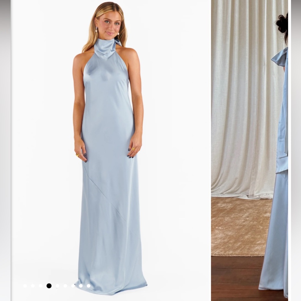 Show Me Your MuMu Sky Blue Maxi Dress